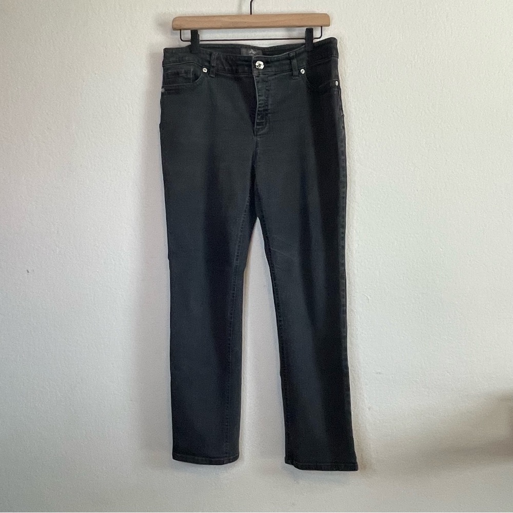 Chicos So Slimming So Lifting Black Denim Jeans Size 1.5